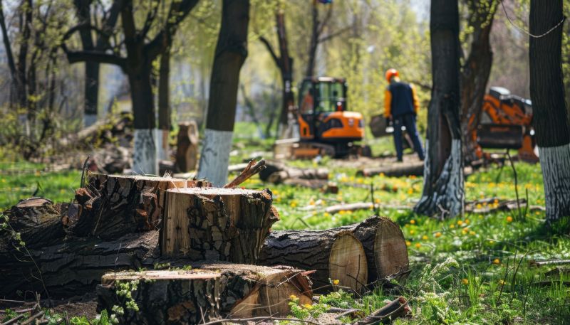 Products For Tree Removals in use